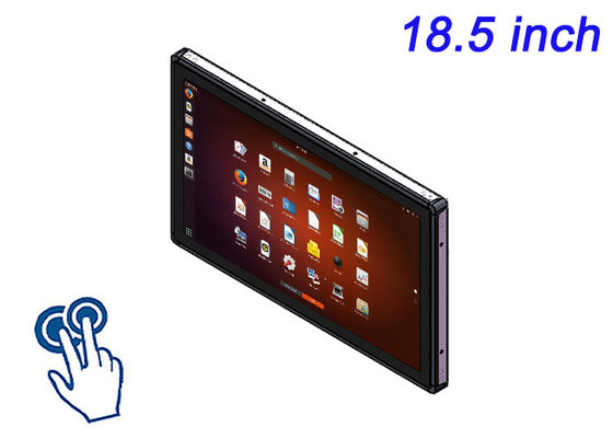 18.5-Inch Linux Touch Embedded Monitor for Intelligent Car Wash Systems, Public Signage, Interactive Museum Panels, and Industrial Controls