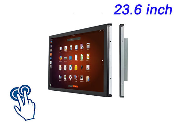 23.6-Inch Linux Touch Embedded Screen for CNC Machines, Smart City Applications, Hospital Monitoring Systems, and Exhibition Booths
