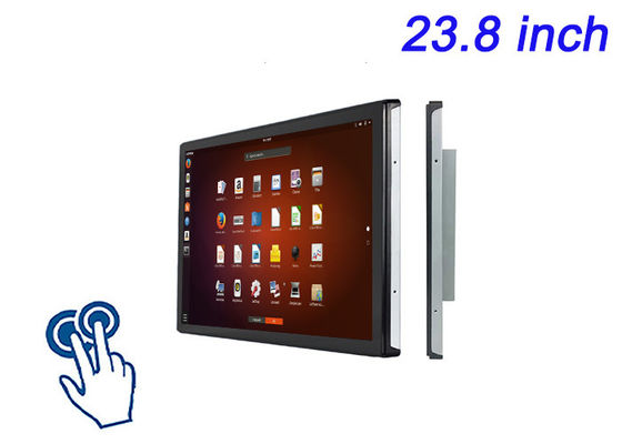 23.8-Inch Linux Touch Embedded Display for Retail Advertising, Traffic Management Systems, Scientific Research Panels, and Command Centers