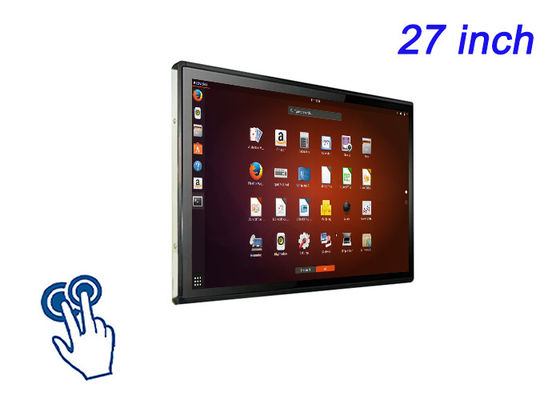 27-Inch Linux Touch Embedded Screen for Large-Scale Retail Displays, Airport Check-In Systems, Broadcast Monitoring, and Energy Dashboards