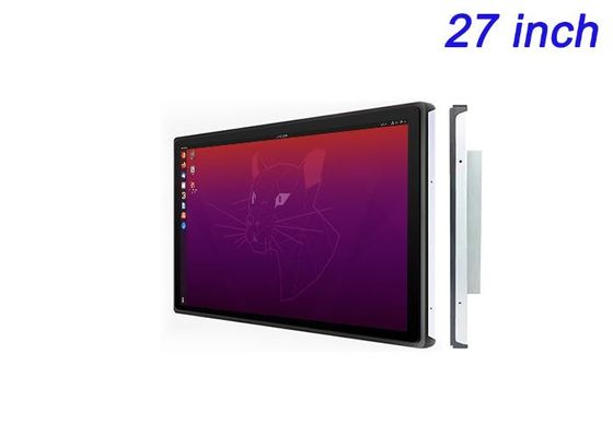 27-Inch Linux Embedded Screen for Large-Scale Retail Displays, Corporate Interfaces, Public Transport Systems, and Security Monitoring