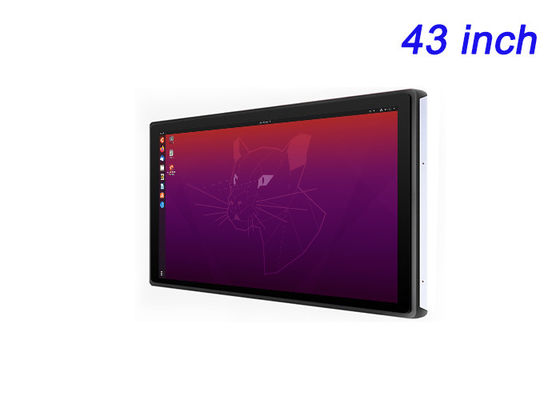 43-Inch Linux Embedded Screen for Digital Signage, Warehouse Management, Smart City Infrastructure, and Facility Monitoring