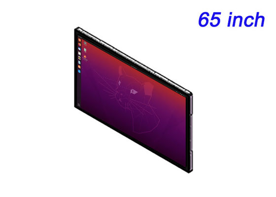 65-Inch Linux Embedded Display for Command Centers, High-End Retail Advertising, Smart Building Interfaces, and Control Rooms