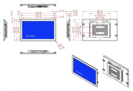 21.5-Inch High-Definition Monitor for Smart City Applications and Digital Signage