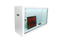 55 inch Capacitive touch screen transparent lcd display digital signage for exhibition