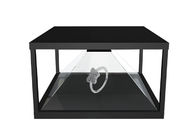 Full HD 19 Inch 360 degree Holographic Display 3d holographic display pyramid box with 4 Sides View