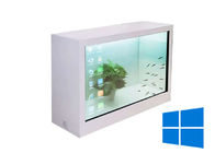 21.5 Inch Transparent Lcd Showcase Interactive LCD Advertising Screen