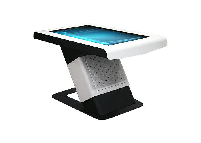 Z Shaped Irregular Smart Screen Touch Table Multimedia AIO Touch Screen Coffee Table