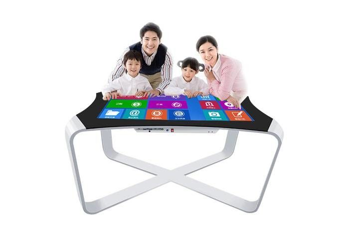 ZXTLCD 43 Inch HD smart interactive touch table multitouch coffee table computer for sale