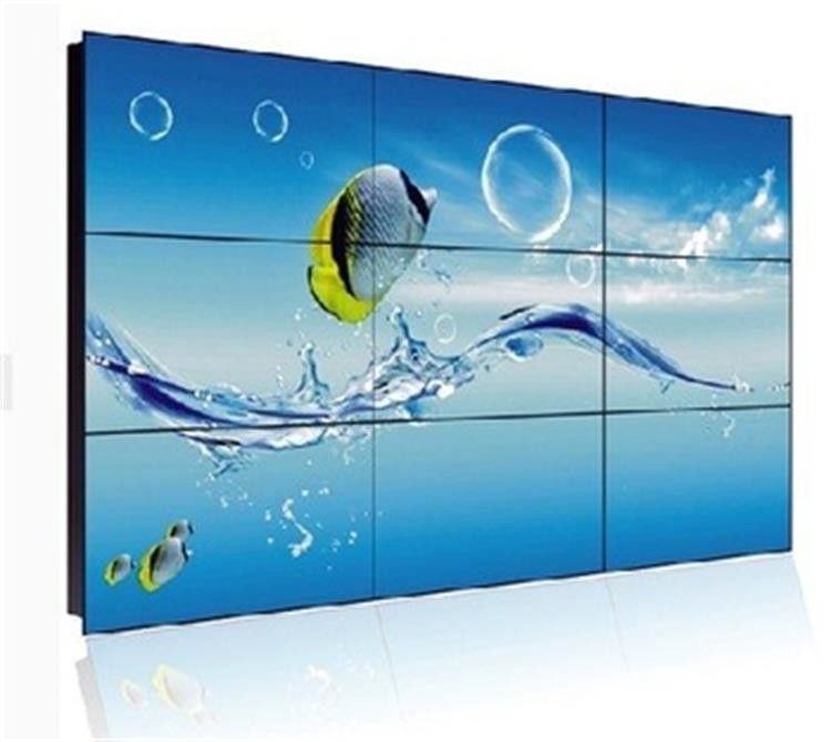 High Brightness 55 Inch Video Wall Screens , Shopping Mall Thin Bezel Panel For Video Wall