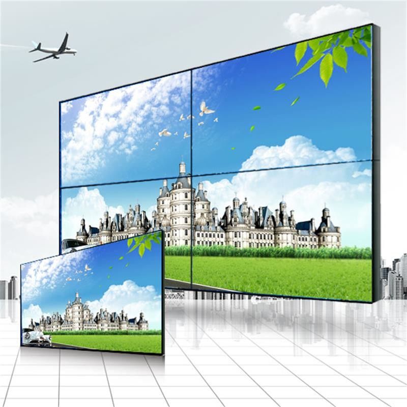 High Definition Wall Mount 4 Screen LCD Video Wall Super Wide Visual Angle