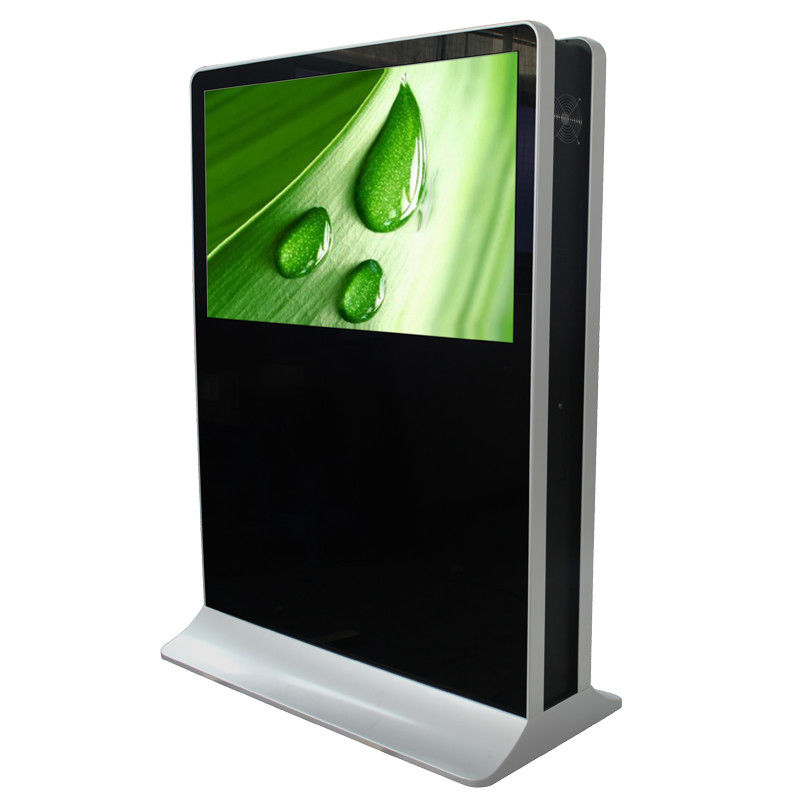 Big Screen Multi Touch Interactive Touch Screen Kiosk Free Stand 65 Inch For Museums