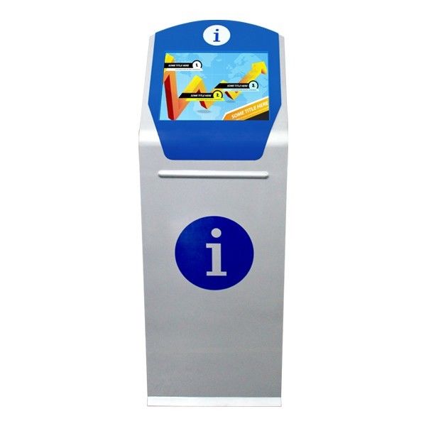 All In One PC Interactive Touch Screen Kiosk Elegant Design For Bus Station