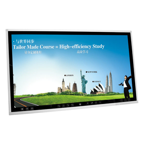 Interactive Educational Touch Screen LCD Monitor 65 Inch Wall Mounted Energy - Efficient
