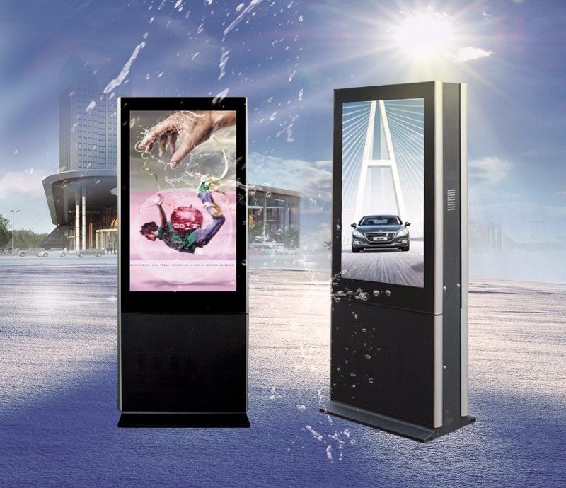 Multi Functional Outdoor Touch Screen Kiosk 43 Inch Windows 7 Operating System