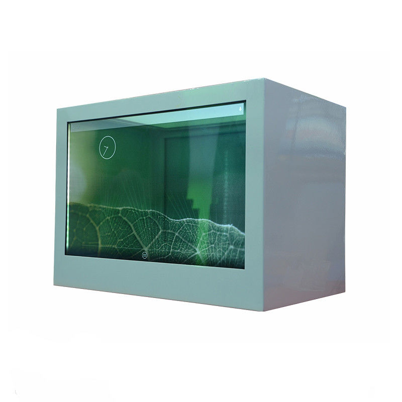 43 Inch Transparent Touch Screen Lcd Display Screen/Digital Showcase With Tempered Glass Lcd Display