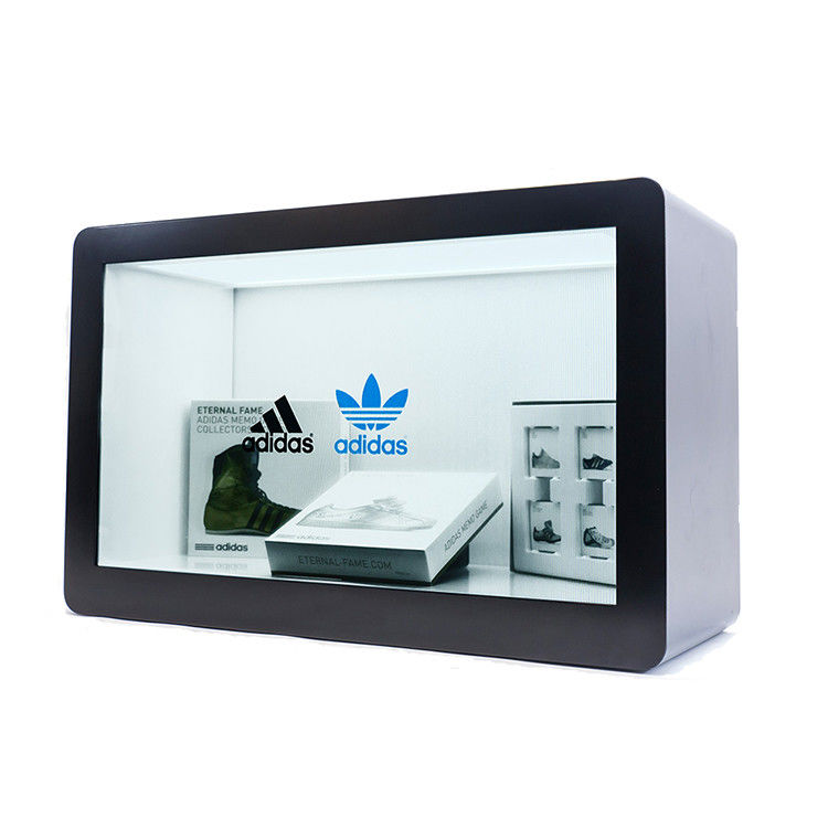 55 Inch Customized Transparent Lcd Monitor , Android Network Transparent Touch Screen Monitor