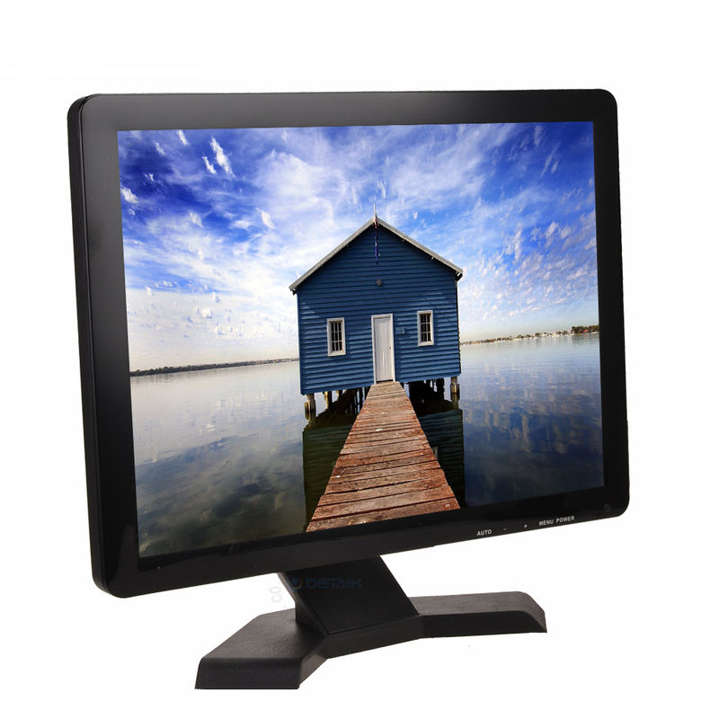 18.5 Inch Desktop Computer CCTV LCD Monitor High Contrast With BNC HD Ports