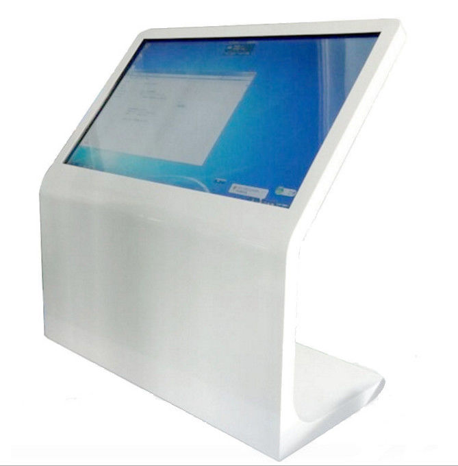 55 Inch Supermarket Interactive Infrared Touch Screen Information Kiosk All In One PC i5 CPU