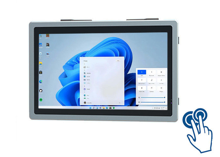15.6-Inch Sleek Windows Touch Screen for Factory Monitoring and Digital Signage