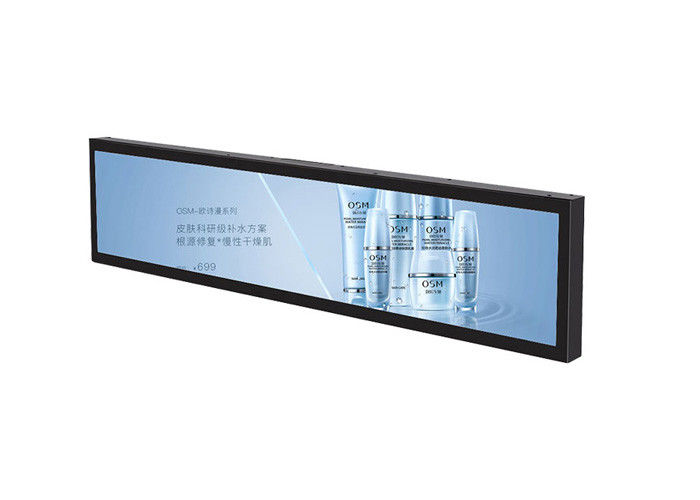 36.6 Inch Ultra Wide Bar Display Lcd Ads Player For Supermarket Advertising