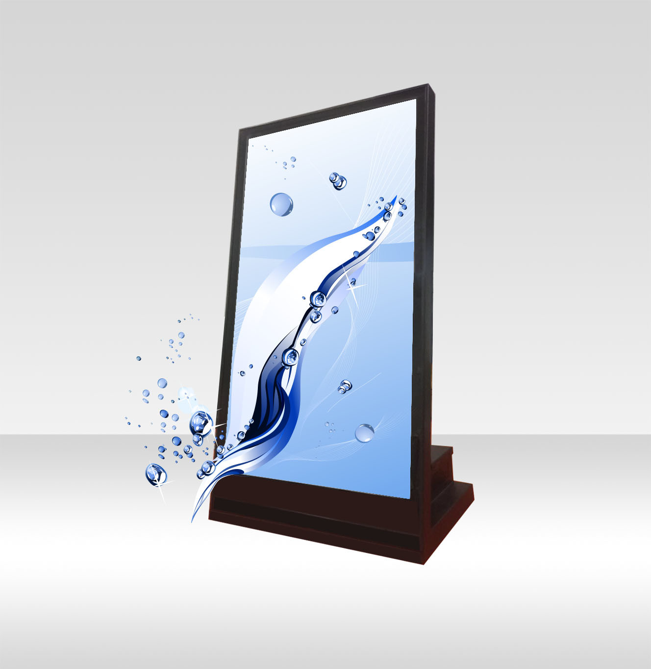 Commercial 3D Stand Alone Digital Signage , WIFI Digital Advertising