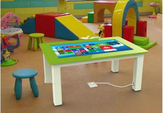Children Study Interactive Touch Screen Table , 32 Inch Touch Screen Table