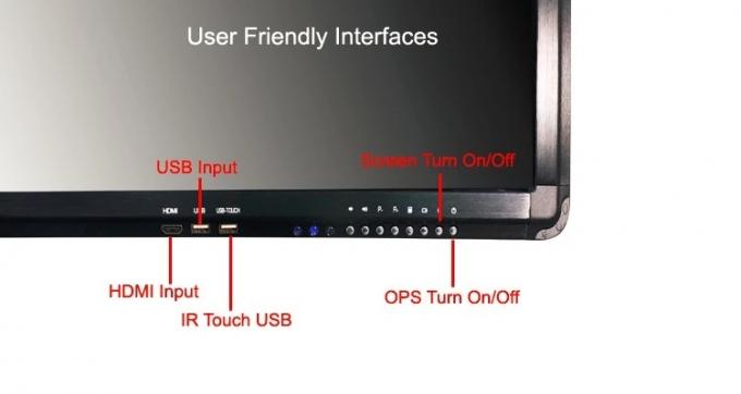 70 Inch LCD OPS All In One PC Touch Screen Built - In Smart Interactive ...