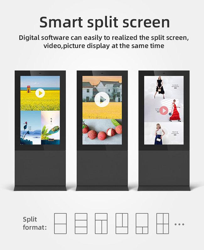 TFT 55in Outdoor Digital Advertising Board 1920x1080 Waterproof