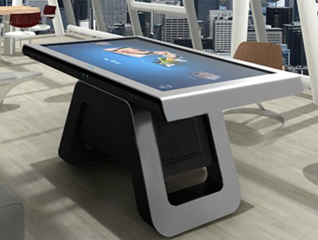 Video Table Custom Intelligent LCD Multitouch Screen Table Touch Coffee Table For ...