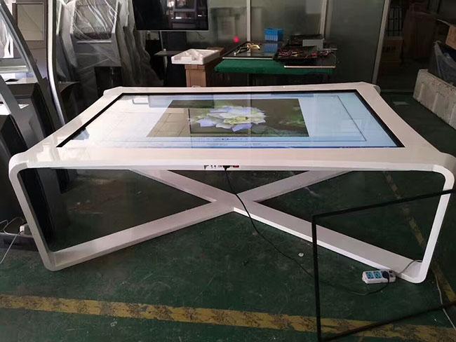 X-Shaped Touch Screen Activity Table Interactive Coffee Table Children Smart Touch Game Table