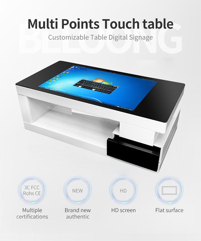 Smart Multi Touch Screen Table Windows System Digital Kiosk LCD TV Table